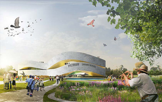 Competition-winning design for the new Samaranch Memorial Museum in Tianjin, China