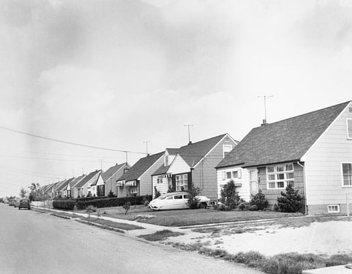 A street in Levittown, New York in 1954. Bettmann Archive / Getty Images