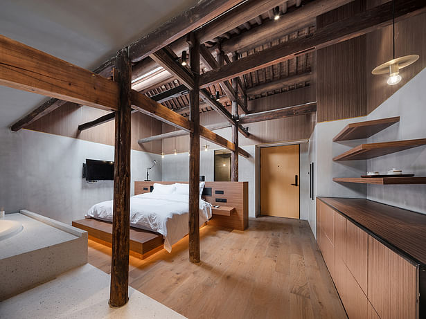 Courtyard Guest Room, photo: Wu Qingshan