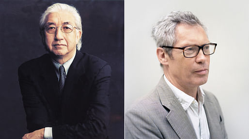 Yoshio Taniguchi (Photo: Timothy Greenfield-Sanders) and Jasper Morrison (Photo: Kento Mori).
