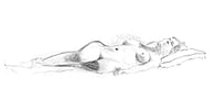 2015 - drawing - reclining female nude