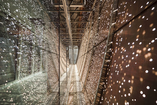Best Lighting Installations - CannonDesign and NEUF Architect(e)s: CHUM Passerelle, Montreal, Canada. Photo credit: Azure