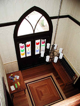 Entry from above
