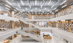 KAAN Architecten completes Utopia, a library and academy for performing arts in Belgium