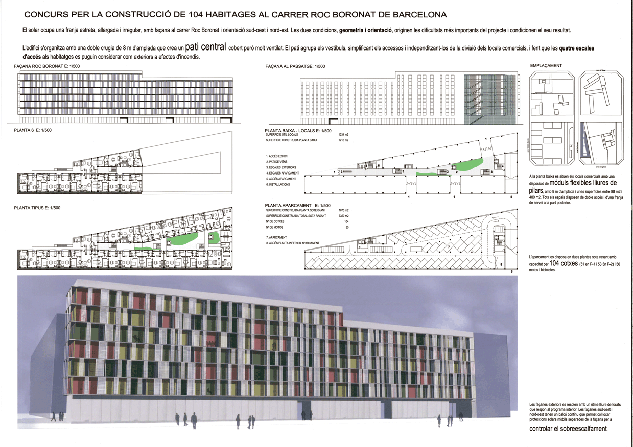 95 DWELLINGS IN THE 22@ DISTRICT