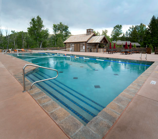 Rock Creek Cattle Company - Pool and Game Barn Complex (Photo: Heidi Long)