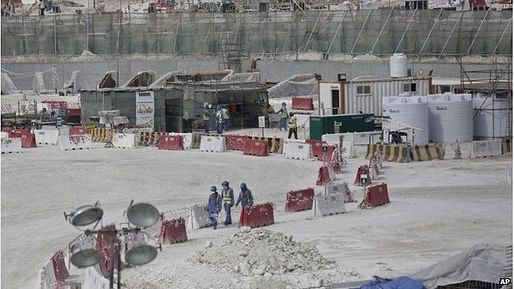 Migrant workers in Qatar continue to face dire working and living conditions. (Image via bbc.com)
