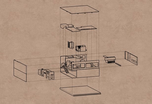 Axonometric Drawing © HOOOLD