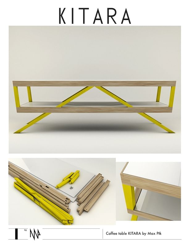 Coffee table KITARA by Max Ptk