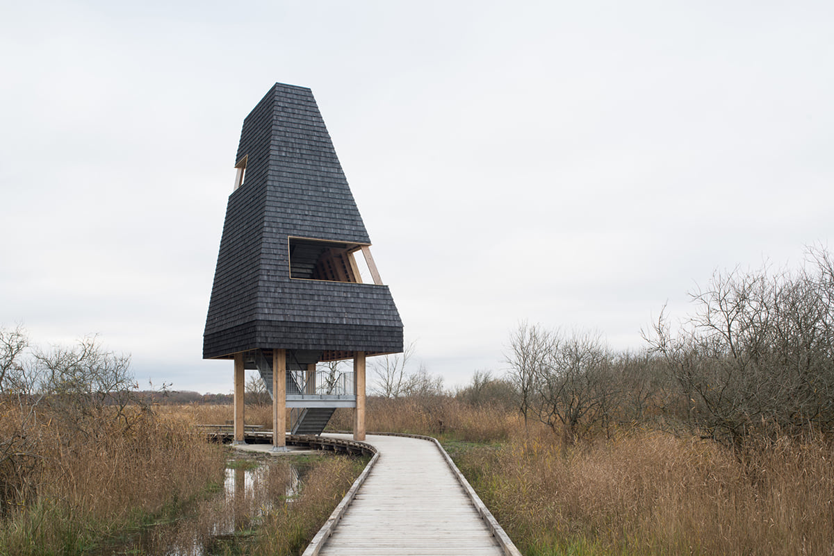 Recently completed visitor points re-frames largest nature park in ...