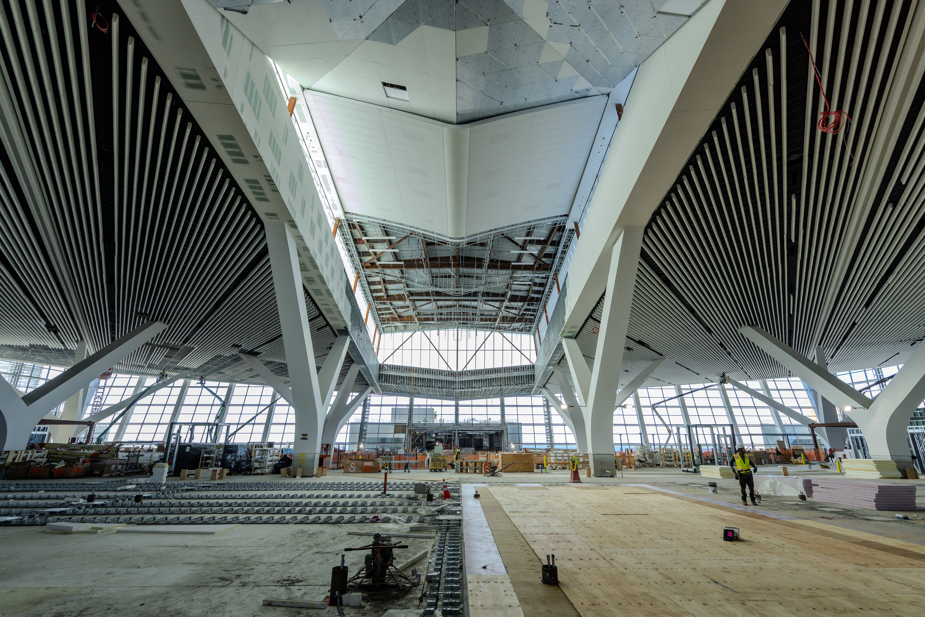 A look inside JFK's massive Terminal One construction site