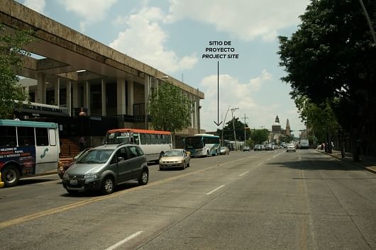 A 2013 photo indicates the project site's location in Santuario. Photo courtesy of CoArq