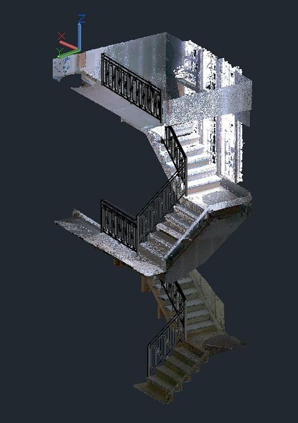 3D Scan for future staircase 