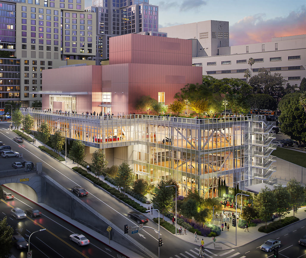 Peek inside Frank Gehry's Colburn expansion, under construction in ...