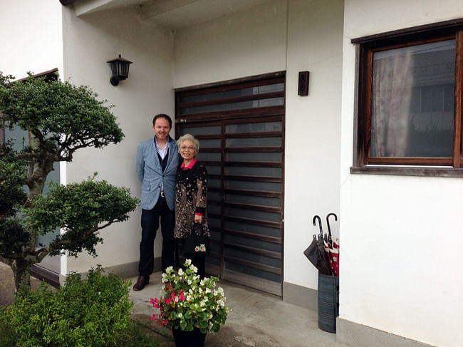 Me with Yanai San at her home