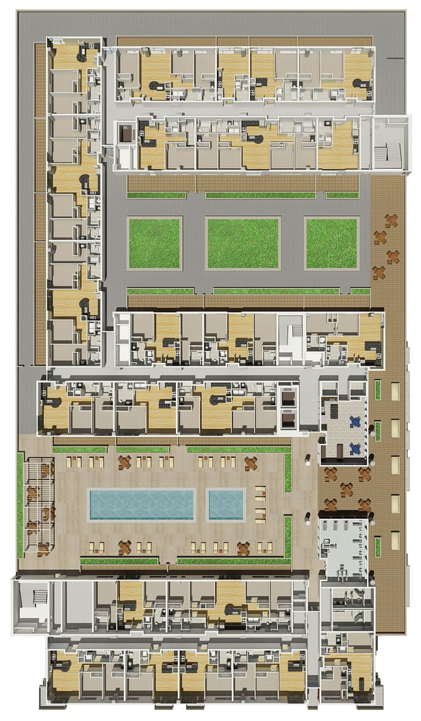 Courtyard Level Plan