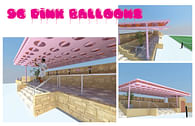 96 Pink Balloons