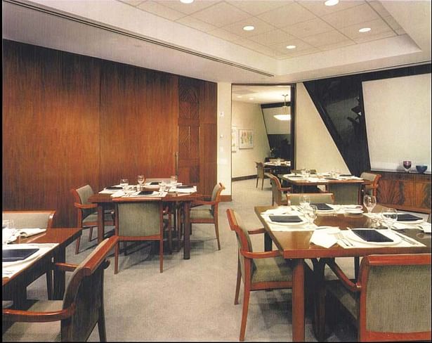 Executive Dining Room with doors closed