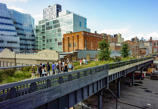 View of the High Line Park in New York City. Photo: Dan Nguyen/Wikimedia Commons.