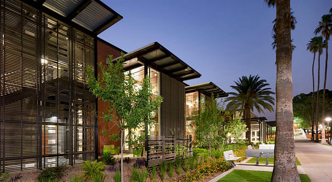 AIA announces the 2014 COTE Top Ten Green Projects. Arizona State University Student Health Services; Tempe, Arizona by Lake|Flato Architects + Orcutt|Winslow. Photo Credit: Bill Timmerman