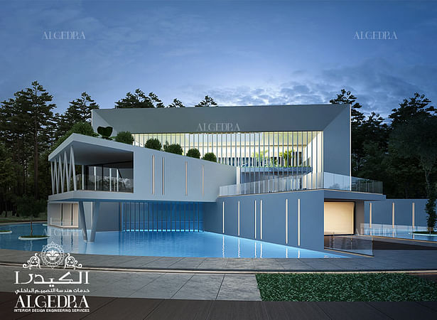 Water villa exterior design