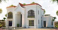 Classic villa designed with full details by architect : habib issac habib el tahawy 