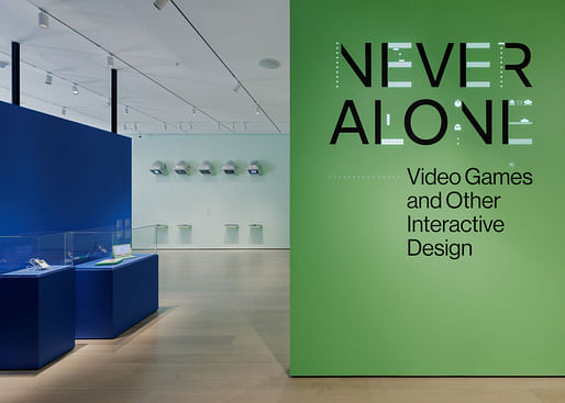 Installation view of 'Never Alone: Video Games and Other Interactive Design' © 2022 The Museum of Modern Art. Photo: Emile Askey