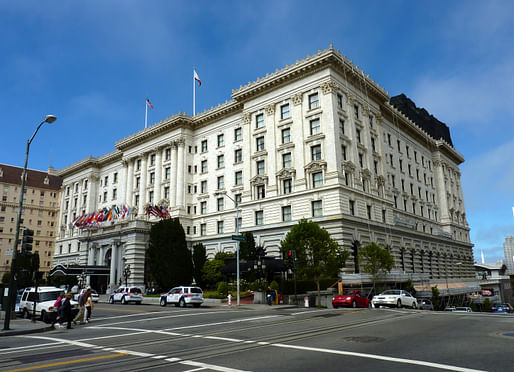 The Fairmont Hotel from 1907 is one of the structures included in the list obtained by NBC News. Image courtesy Wikimedia Commons user Bobak Ha'Eri (CC BY 3.0)