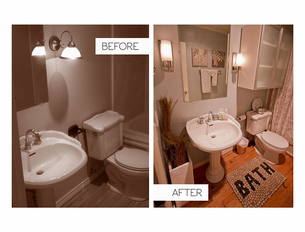 Bathroom- Before and After