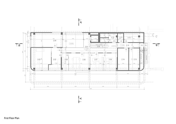 First floor plan ellement architects