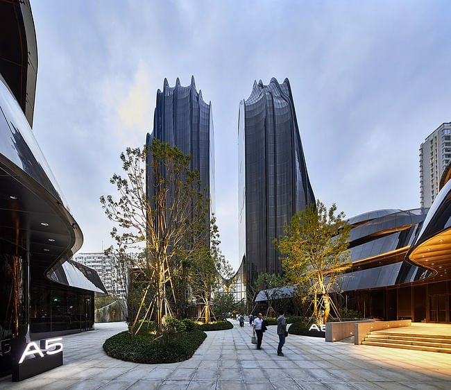 Chaoyang Park Plaza in Beijing by MAD Architects. Photo © Hufton+Crow.