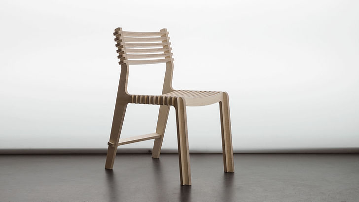 A chair designed by Denis Fuzii for Opendesk. Images courtesy Opendesk.