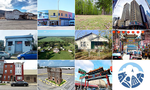 The 11 sites on the 2023 list of America’s 11 Most Endangered Historic Places. Images via savingplaces.org.