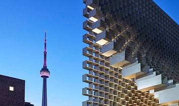 The Bjarke Ingels-designed 2016 Serpentine Pavilion makes an appearance in Toronto before traveling further