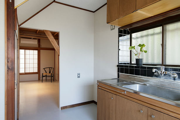 New connection between the kitchen and the Japanese-style room