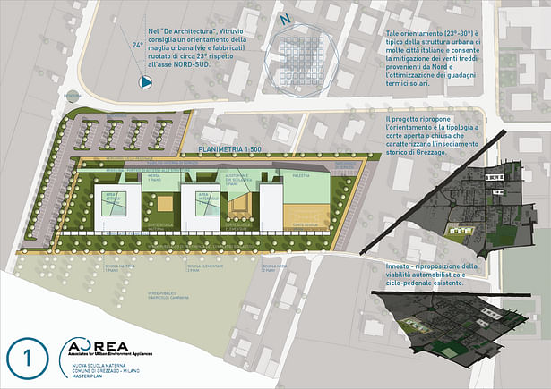 school campus - plan