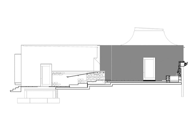 Entrance elevation. Image credit: Invisible Studio