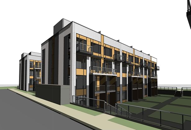 Building G Rear 3D View