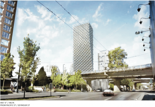 Beach & Howe Tower Proposal Vancouver BIG Tower Bjarke Ingels Group ...