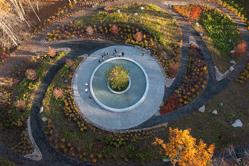 SWA Group's memorial to the Sandy Hook shooting in Newtown, CT. Photo: Neil Landino/courtesy SWA Group. 