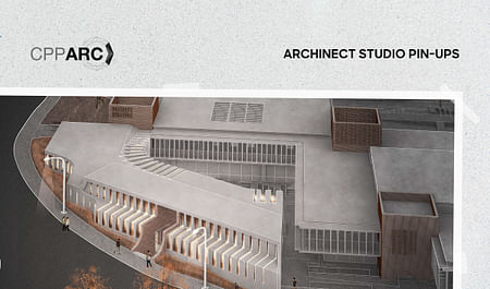 ARC 1011A studio project by B.Arch student Raneem Awad. Studio Coordinator: Robert Alexander. Associate Coordinator: Claudia Wainer. Image courtesy of Cal Poly Pomona Department of Architecture (CPP ARC).