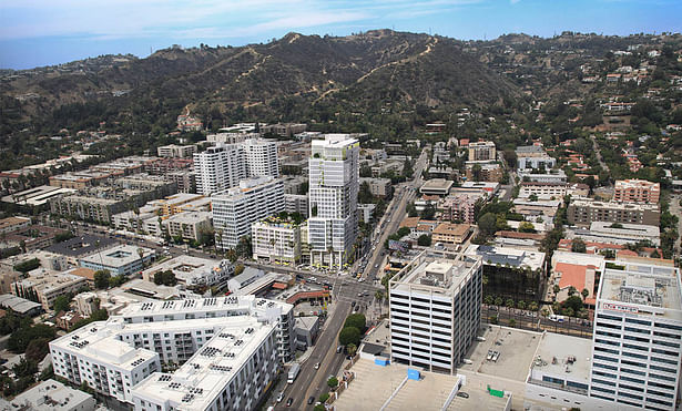 Hollywood Hills Birds Eye View