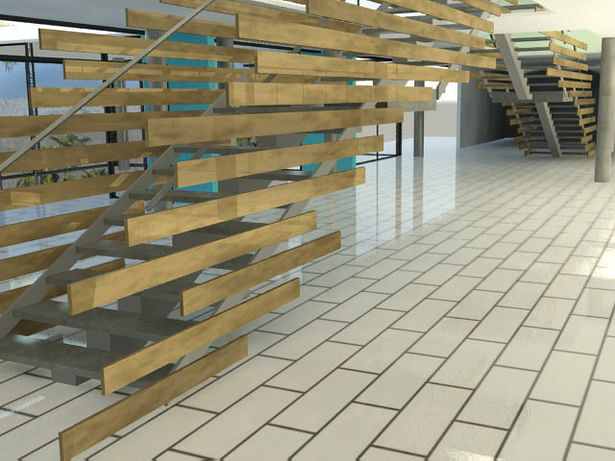 Stairs (3Dmax rendering)