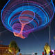 'Her Secret is Patience' - Phoenix Civic Space Sculpture in Phoenix, AZ by artist Janet Echelman (structural engineer: Nathaniel Stanton, photo: Christina O'Haver)