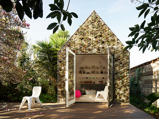 3D printed cabin, designed and built by Ronald Rael and Virginia San Fratello's studio, Rael San Fratello. 