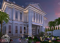 Luxury villa neoclassic exterior design