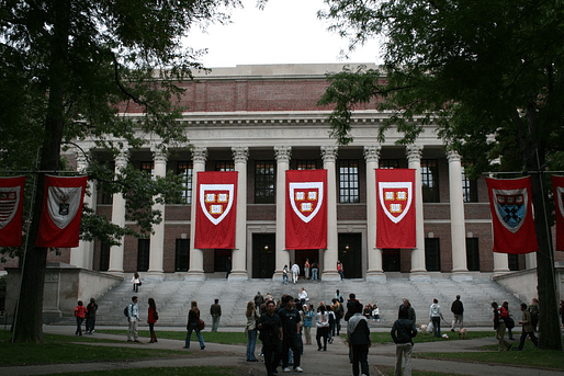 Harvard and University of Pennsylvania have outlined their intentions to start the coming semester one way or another. Image courtesy of <a href="https://commons.m.wikimedia.org/wiki/File:Harvard_University_Widener_Library.jpg">Wikimedia User Joseph Williams </a>