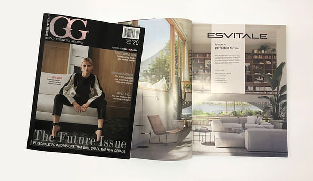 DOUBLE FEATURE IN GG MAGAZINE, PREMIER ARCHITECTURE AND LIFESTYLE MAGAZINE BY EV INTERNATIONAL