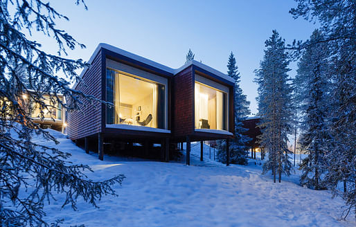 Arctic TreeHouse Hotel. All images via Studio Puisto