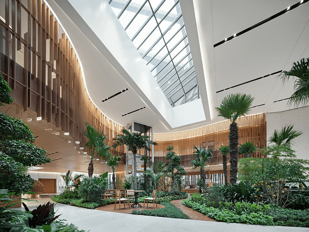 10 Atrium garden on the ground floor